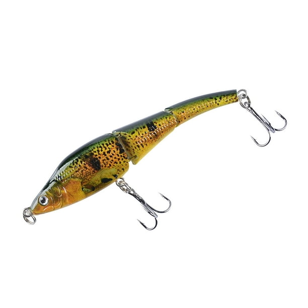 20 Offset Fishhooks Weighted Weedless Worm Pike Perch Soft Fishing Lures Bait